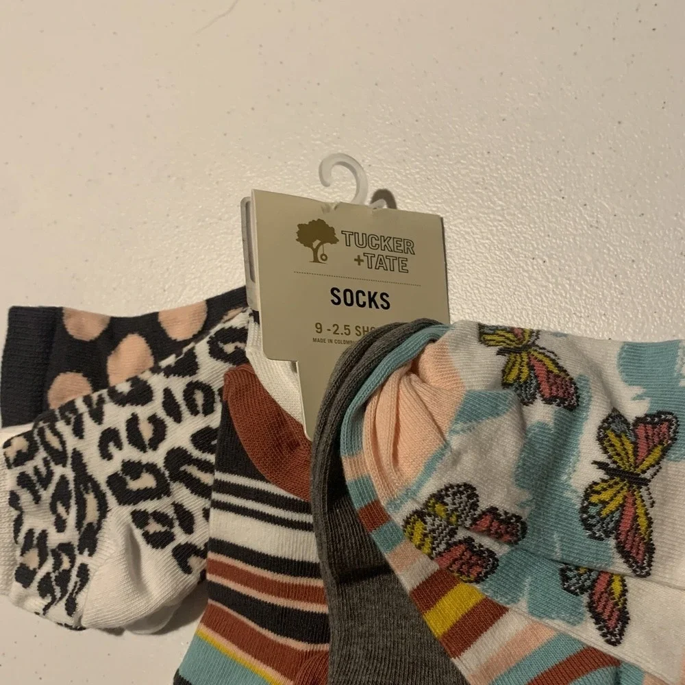 TUCKER‎ + TATE Kids' 6-Pack Low Cut Socks Shoe Size 9-2.5 NWT 5180